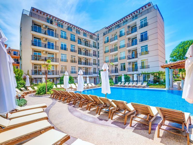 Aparthotel Dawn Park Complex Sunny Beach Esterno foto
